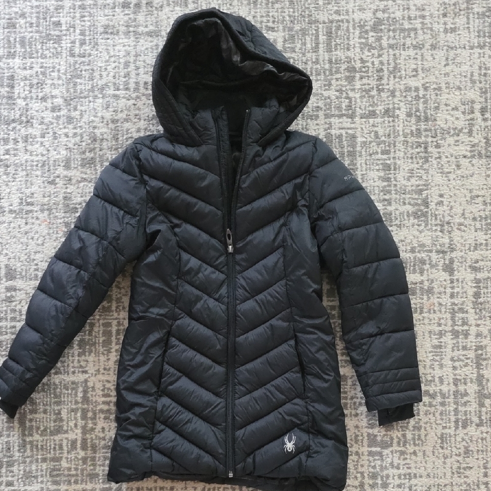 Spyder Women's Black Quilted Puffer Jacket